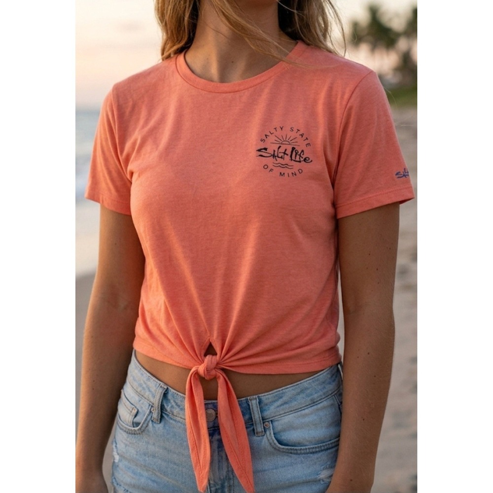 Salt Life W On The RadarSLX -SLJ6035 Coral Color Size Medium